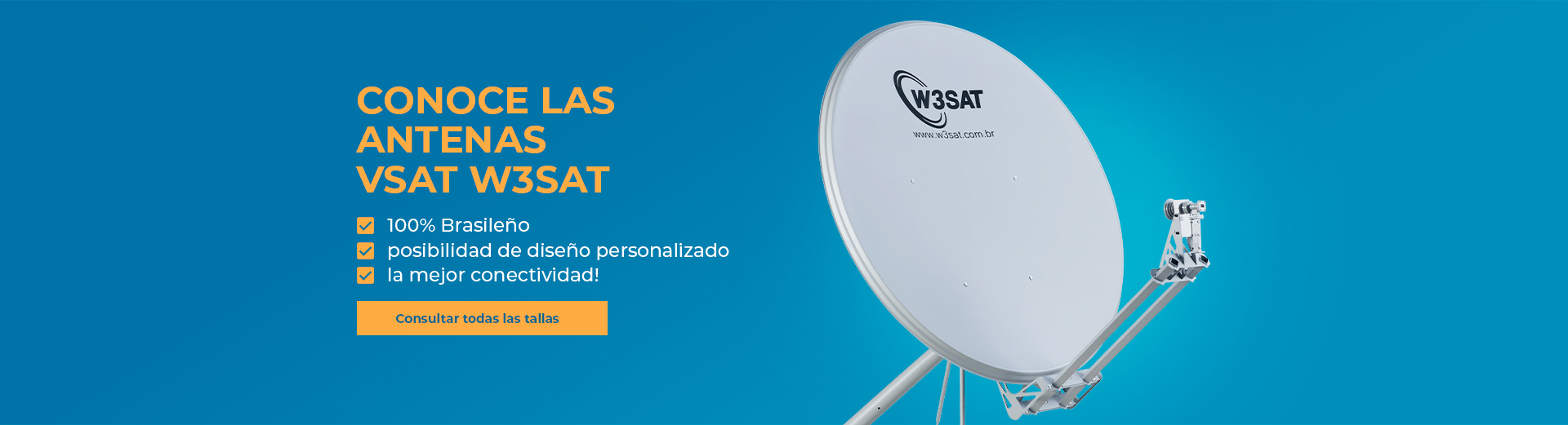 Descubre las antenas w3sat vsat