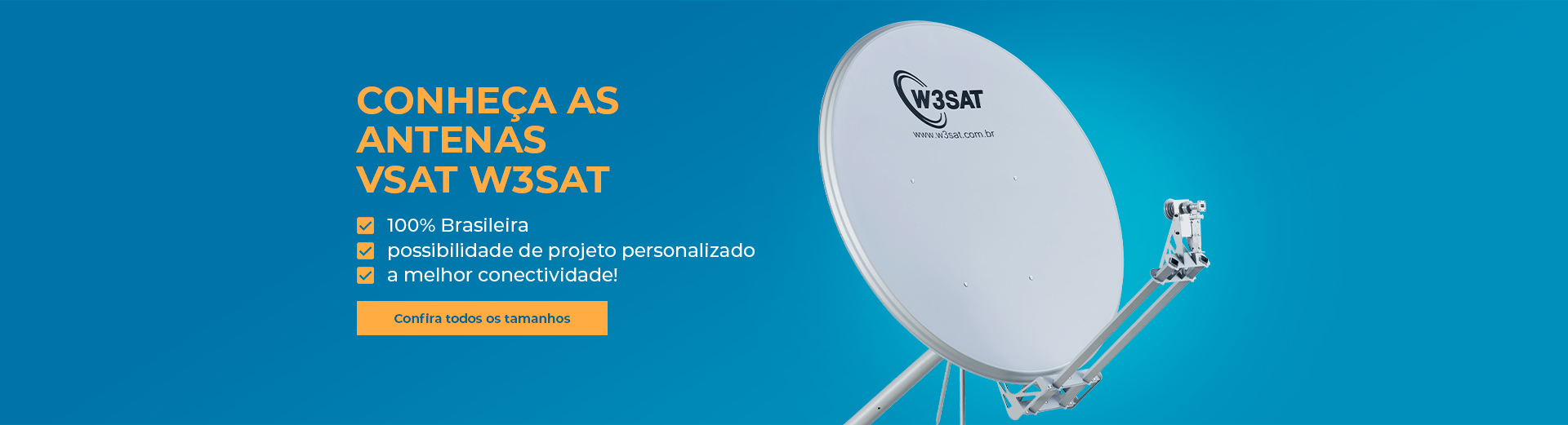 Conheça as antenas vsat w3sat